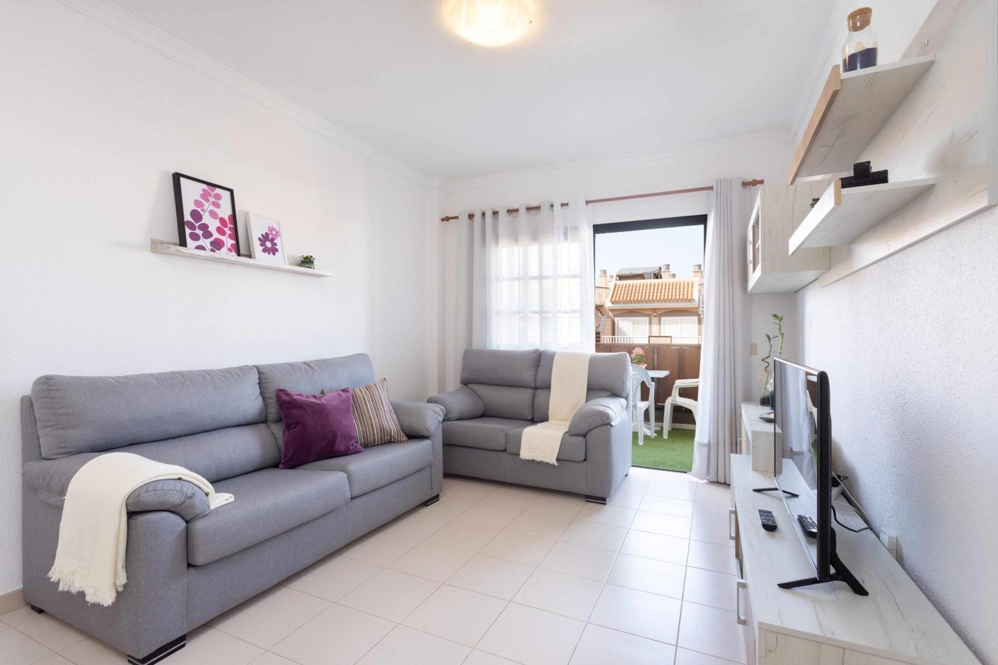 Appartamento Agradable Piso Con Piscina & Playa Terraza Y Wifi Costa Del Silencio Esterno foto