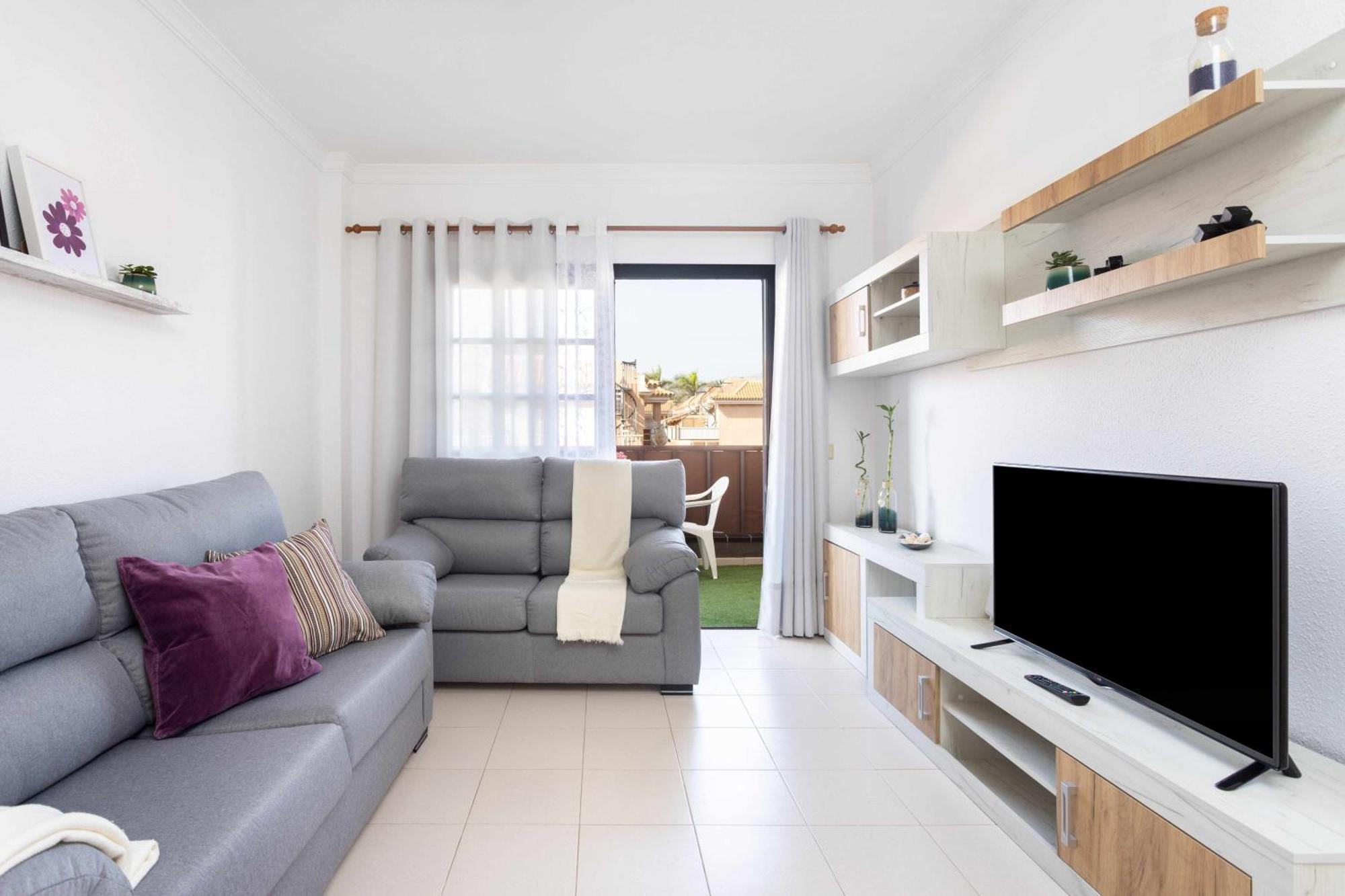 Appartamento Agradable Piso Con Piscina & Playa Terraza Y Wifi Costa Del Silencio Esterno foto